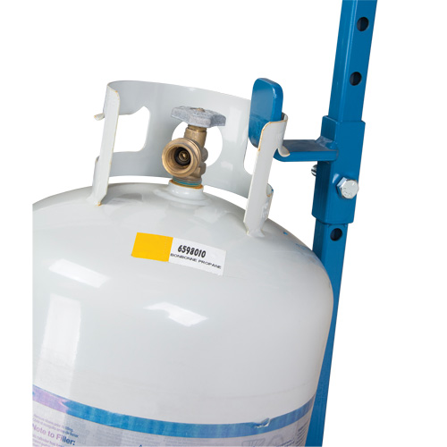 Cylinder Cart, Flat-Free Wheels, 15-1/2" W x 14-1/4" L Base, 600 lbs. Brunswick Fyr & Safety