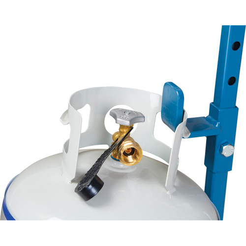 Cylinder Cart, Flat-Free Wheels, 15-1/2" W x 14-1/4" L Base, 600 lbs. Brunswick Fyr & Safety