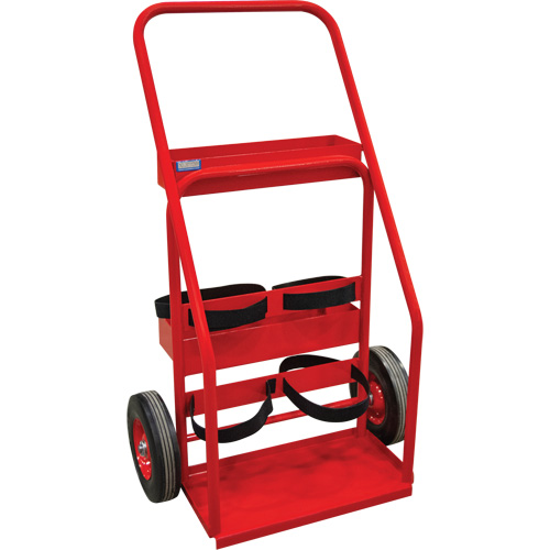 Hot Works Fire Prevention Cart, Semi-Pneumatic Wheels, 17.75" W x 8.9" L Base, 100 lbs. Brunswick Fyr & Safety