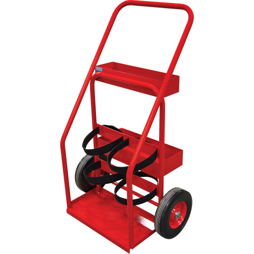 Hot Works Fire Prevention Cart, Semi-Pneumatic Wheels, 17.75" W x 8.9" L Base, 100 lbs. Brunswick Fyr & Safety