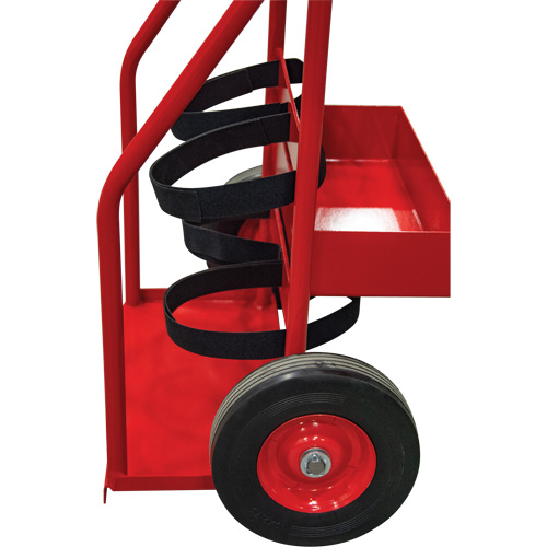 Hot Works Fire Prevention Cart, Semi-Pneumatic Wheels, 17.75" W x 8.9" L Base, 100 lbs. Brunswick Fyr & Safety