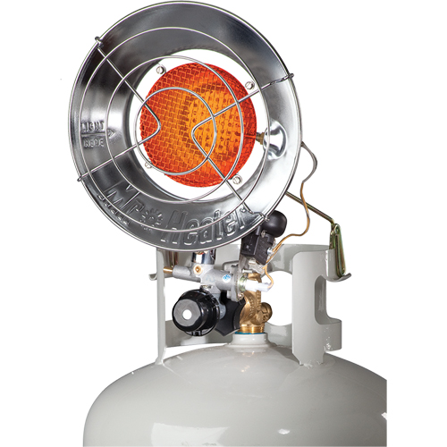Single Tank-Top Heater, Radiant Heat, Propane, 15000 BTU/H Brunswick Fyr & Safety