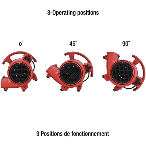 Appareil de ventilation, 550 pi³/min Brunswick Fyr & Safety