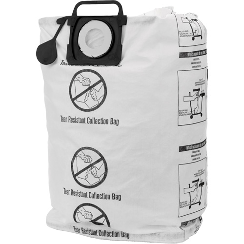 Tear-Resistant Dry Collection Vacuum Bags, 12 - 20 US gal. Brunswick Fyr & Safety