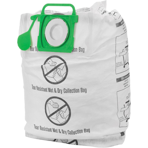 Tear-Resistant Wet/Dry Collection Vacuum Bags, 5 - 10 US gal. Brunswick Fyr & Safety
