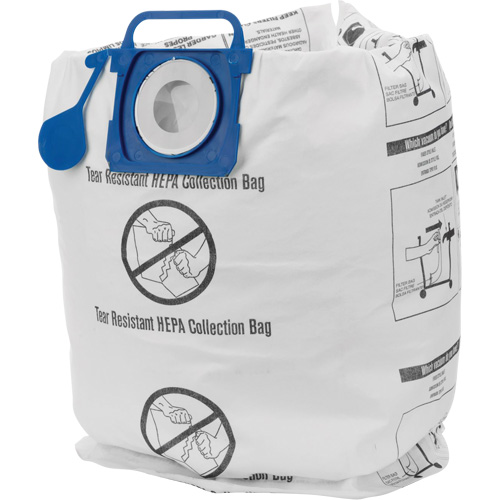 Genuine HEPA Tear-Resistant Filter Bags, 5 - 10 US gal. Brunswick Fyr & Safety