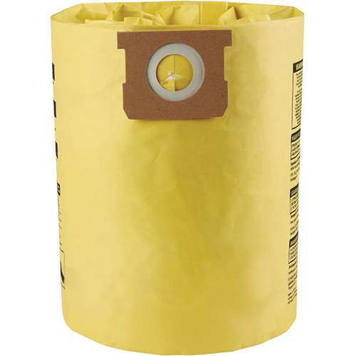 Sacs filtrants pour d&eacute;bris secs jetables &agrave; haute efficacit&eacute; de type I, 10 - 14 gal. US Brunswick Fyr & Safety