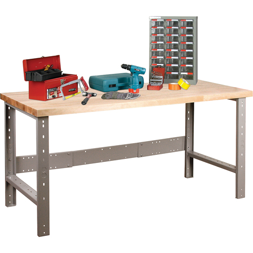 Pre-Designed Workbench, Top & Legs Only, 2500 lbs. Cap., 72" W x 30" D, 34" H Brunswick Fyr & Safety