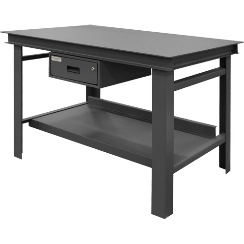 Extra Heavy-Duty Workbench, 60" W x 36" D x 34" H, 14000 lbs. Capacity Brunswick Fyr & Safety