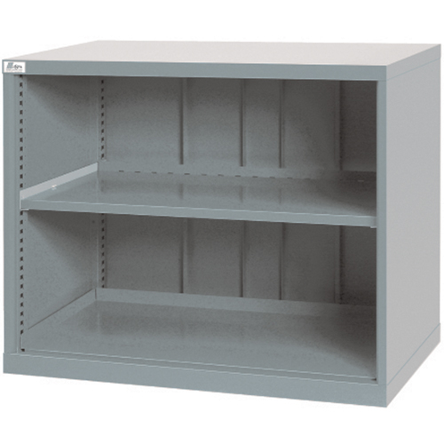 Shelf Cabinets, Steel, 33-1/2" H x 40-1/4" W x 22-1/2" D, Light Grey Brunswick Fyr & Safety