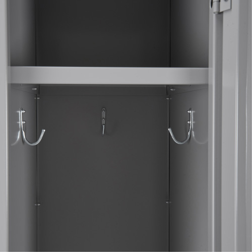 Clean Line Lockers, 3 -tier, Bank of 4, 48" x 18" x 82", Steel, Charcoal, Rivet (Assembled) Brunswick Fyr & Safety