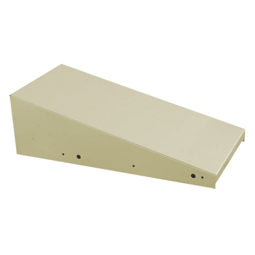 Clean Line Economy Lockers Slope Top, 3 Bank, 18" D x 36" W x 6" H, Beige, Steel Brunswick Fyr & Safety