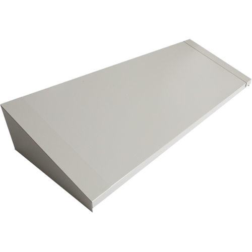 All-Welded Concorde - Heavy-Duty Lockers Sloping Top, 4 Bank, 18" D x 48" W x 6" H, Grey, Steel Brunswick Fyr & Safety