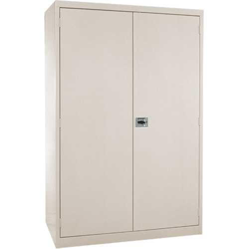Armoires de rangement Hi-Boy profondes, Acier, 4 Tablettes, 72" h x 36" la x 24" P, Beige Brunswick Fyr & Safety