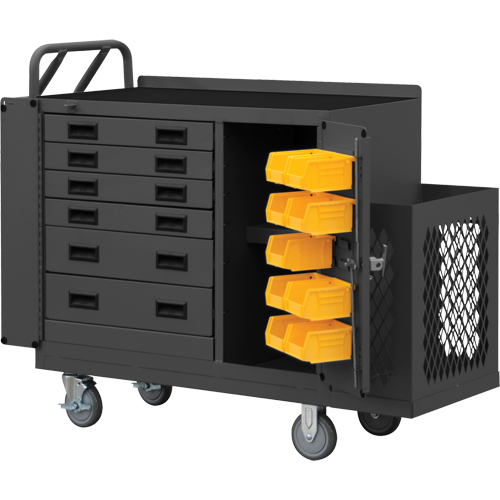 Heavy Duty Mobile Work Stations, Steel Surface Brunswick Fyr & Safety