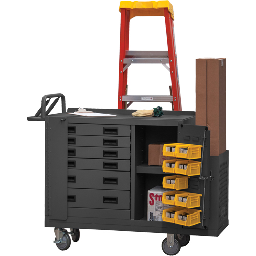 Heavy Duty Mobile Work Stations, Steel Surface Brunswick Fyr & Safety