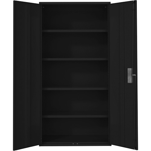 Armoire de rangement Hi-Boy, Acier, 4 Tablettes, 72" h x 36" la x 18" P, Noir Brunswick Fyr & Safety