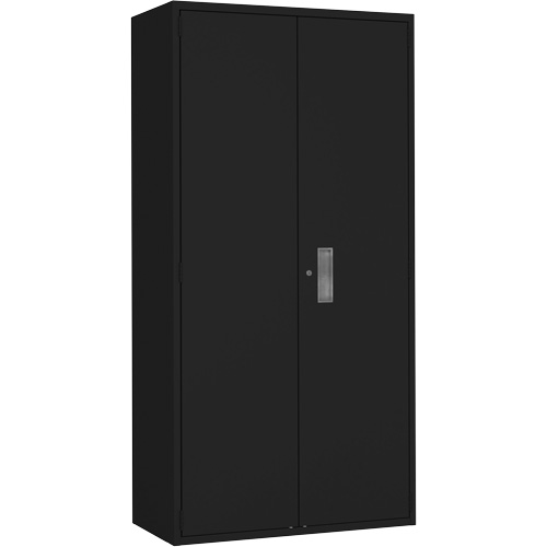 Armoire garde-robe, Acier, 36" la x 18" p x 72" h, Noir Brunswick Fyr & Safety