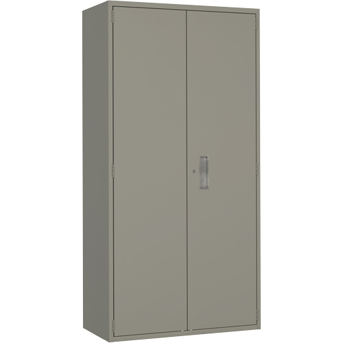 Armoire garde-robe, Acier, 36" la x 18" p x 72" h, Gris Brunswick Fyr & Safety