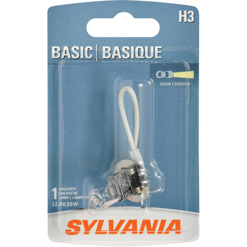 Ampoule de base pour feu avant H3, Halog&egrave;ne, 45 W, Blanc cass&eacute; Brunswick Fyr & Safety