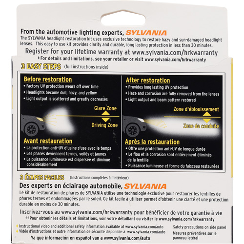 Headlight Restoration Kit Brunswick Fyr & Safety