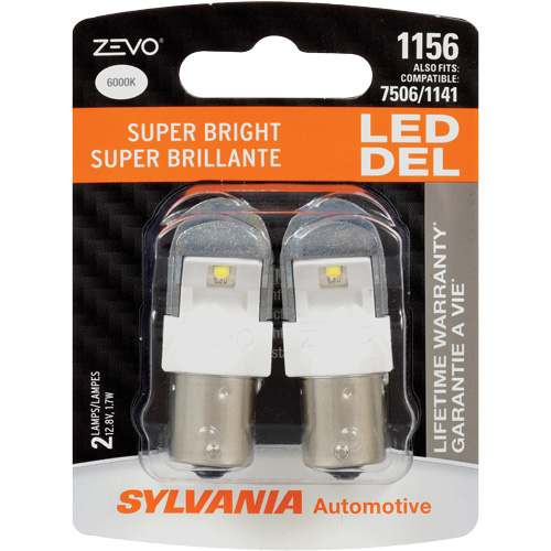 1156 Zevo&reg; Mini Automotive Bulb, LED, 1.7 W, White Brunswick Fyr & Safety