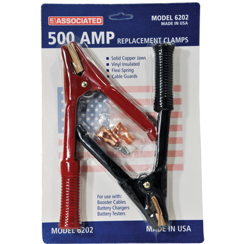 500 Amp Professional Heavy-Duty Booster Cable Clamps Brunswick Fyr & Safety