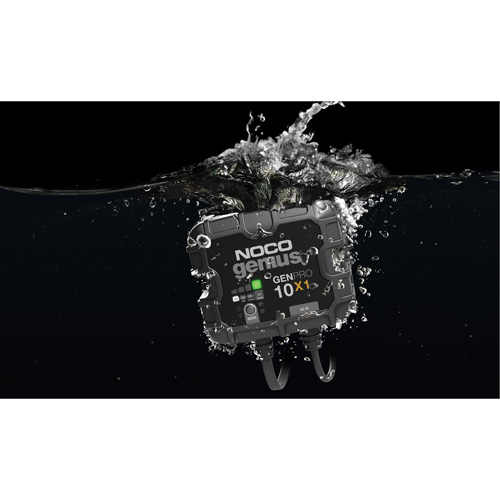 Chargeur de batterie embarqu&eacute; &agrave; 1 sortie de 10 amp&egrave;res GenPro10X1 Genius Brunswick Fyr & Safety