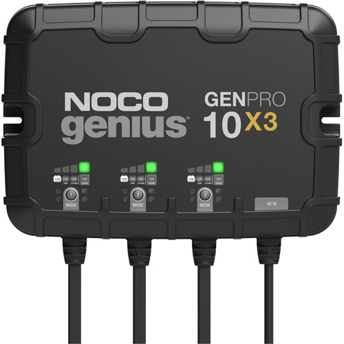 Genius&reg; GenPro10X3 3-Bank, 30-Amp On-Board Battery Charger Brunswick Fyr & Safety