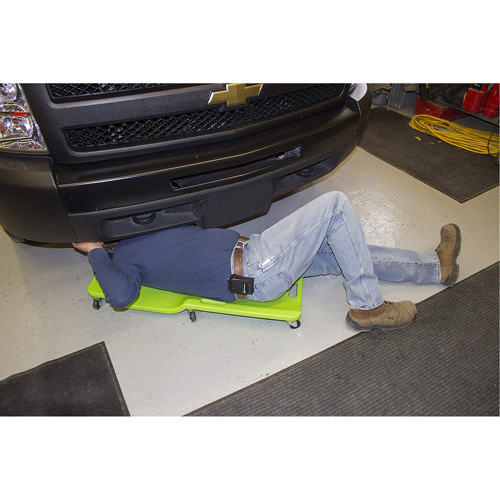 Neon Green Low Profile Plastic Creeper Brunswick Fyr & Safety