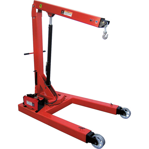 Air Hydraulic Floor Crane, 6000 lbs. (3 tons) Capacity Brunswick Fyr & Safety