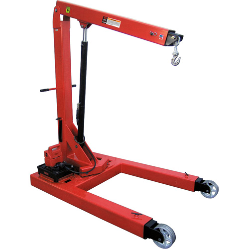 Grue hydraulique de plancher &eacute;lectro, Capacit&eacute; 6613,87 lb (3 tonnes) Brunswick Fyr & Safety
