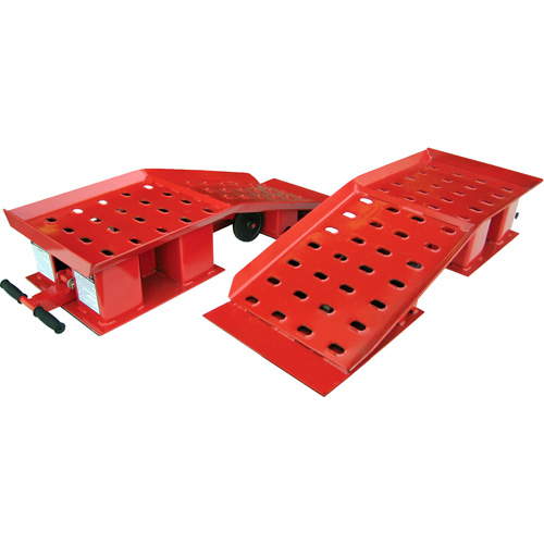 Paire de rampes pour camion, Capacit&eacute; 20 000 lb, 48-1/4" lo, 12-5/8" la, Hauteur de 9" Brunswick Fyr & Safety