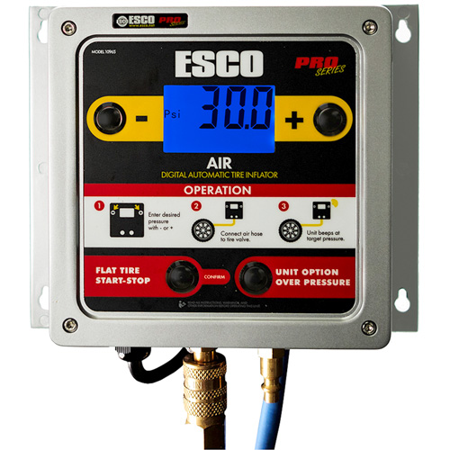 Gonfleur num&eacute;rique mural en aluminium pour pneus Brunswick Fyr & Safety