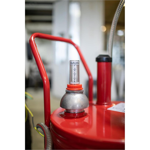 Chariot &agrave; carburant en acier de 25 gallons avec pompe rotative bidirectionnelle Brunswick Fyr & Safety