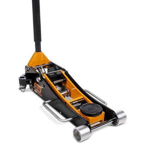 Aluminum Racing Jack, 2 Ton(s) Capacity, 3-1/4" Lowered, 18-1/2" Raised, Manual Hydraulic Brunswick Fyr & Safety