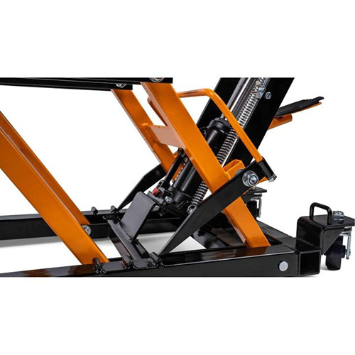 ATV and Motorcycle Jack, 0.75 Ton(s) Capacity, 4-2/3" Lowered, 14-1/2" Raised, Manual Hydraulic Brunswick Fyr & Safety