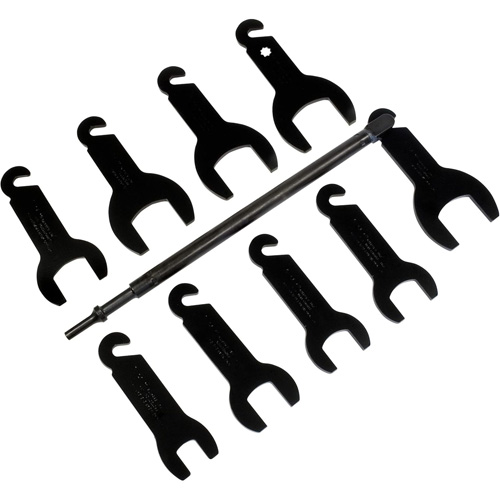 10-Piece Pneumatic Fan Clutch Wrench Set Brunswick Fyr & Safety