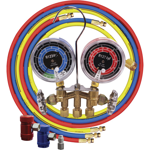 Jeu de manom&egrave;tres collecteurs en laiton avec coupleurs Brunswick Fyr & Safety