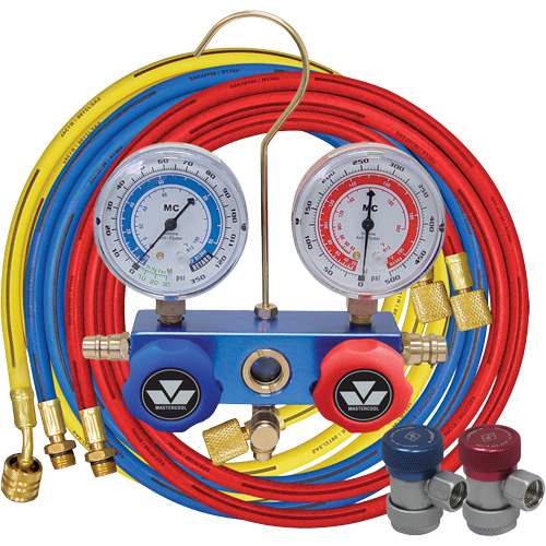 R134A 2-Way Aluminum Manifold Gauge Set Brunswick Fyr & Safety