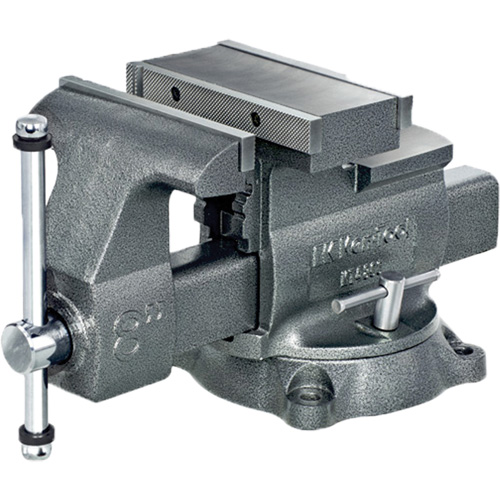 &eacute;tau r&eacute;versible pour m&eacute;canicien professionnel KT4800, Largeur des m&acirc;choires 8", Profondeur de la gorge 4-7/8", Base Pivotant Brunswick Fyr & Safety