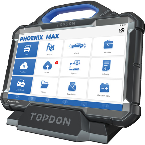 Outil de diagnostic Phoenix Max de niveau &eacute;quipement original de 13,3" avec station daccueil et oscilloscope &agrave; 4 voies Brunswick Fyr & Safety