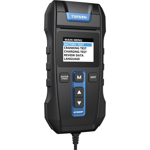 BT300P Battery, Charging & Cranking System Tester with Printer Brunswick Fyr & Safety