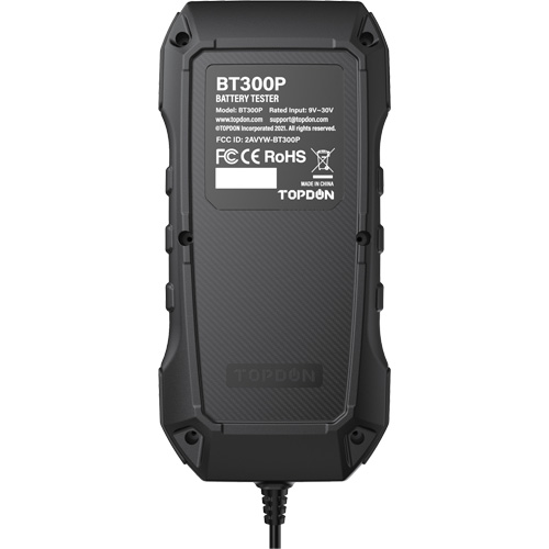 BT300P Battery, Charging & Cranking System Tester with Printer Brunswick Fyr & Safety