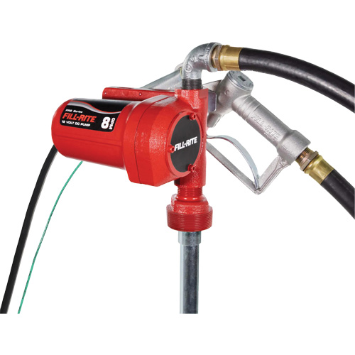 12V DC Fuel Transfer Pump with Nozzle Brunswick Fyr & Safety