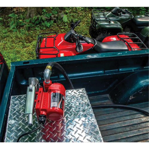 12V DC Fuel Transfer Pump with Nozzle Brunswick Fyr & Safety