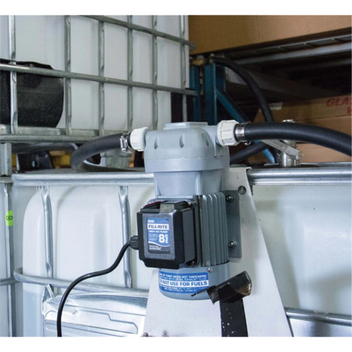 115V AC DEF Transfer Pump & IBC Tote Bracket with Nozzle Brunswick Fyr & Safety