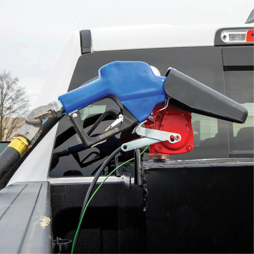 Blue Cold Weather Automatic Diesel Spout Nozzle Brunswick Fyr & Safety
