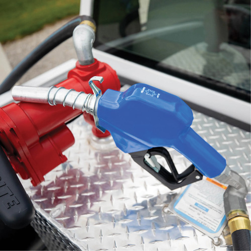 Blue Cold Weather Automatic Diesel Spout Nozzle Brunswick Fyr & Safety