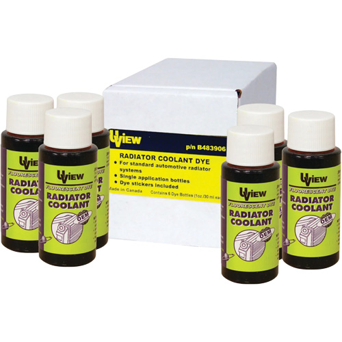 Bouteilles de colorant pour refroidissant de radiateur Brunswick Fyr & Safety